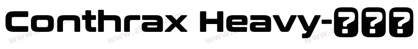 Conthrax Heavy字体转换